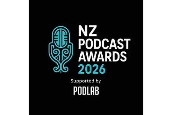 NZ Podcast Awards logo