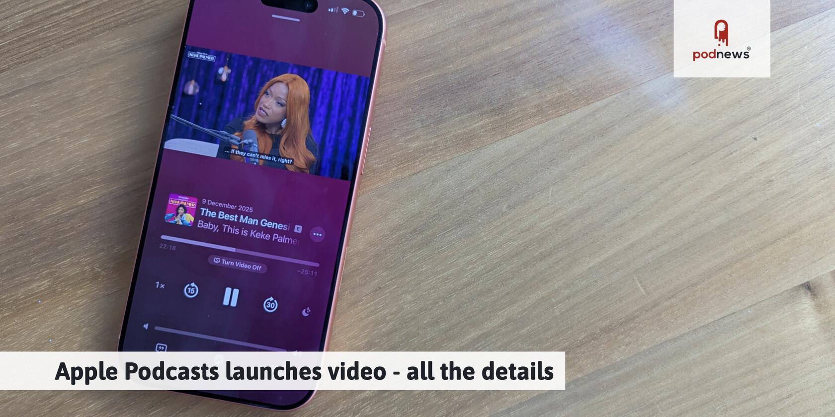 Apple Podcasts launches video – all the details