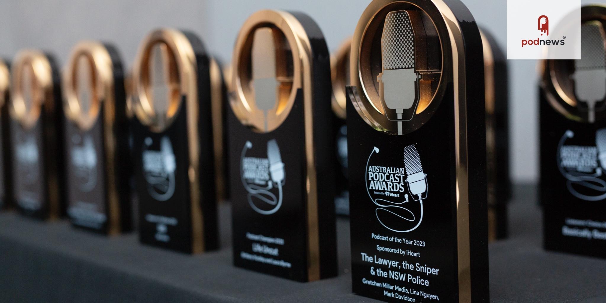 Winners of the Australian Podcast Awards 2023 announced, powered by iHeart