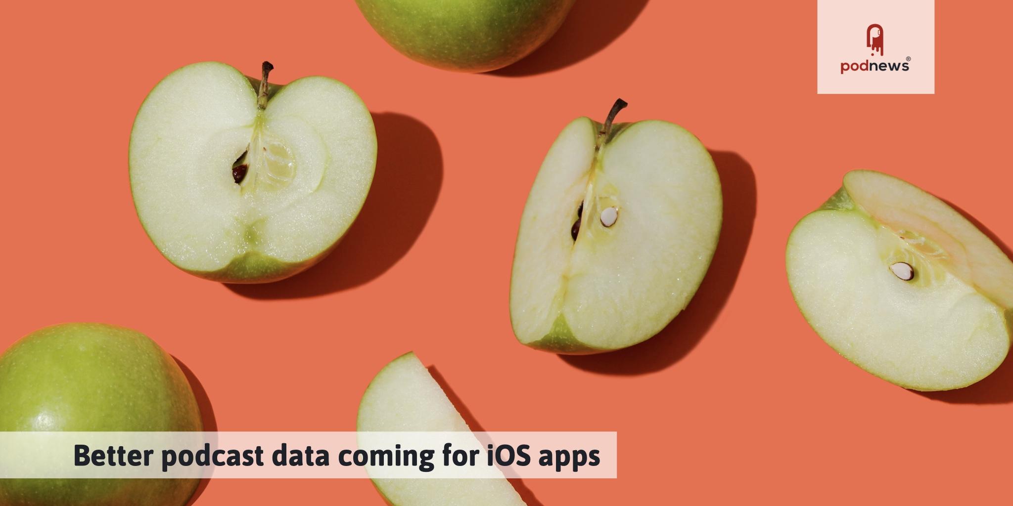 Better podcast data coming for iOS apps