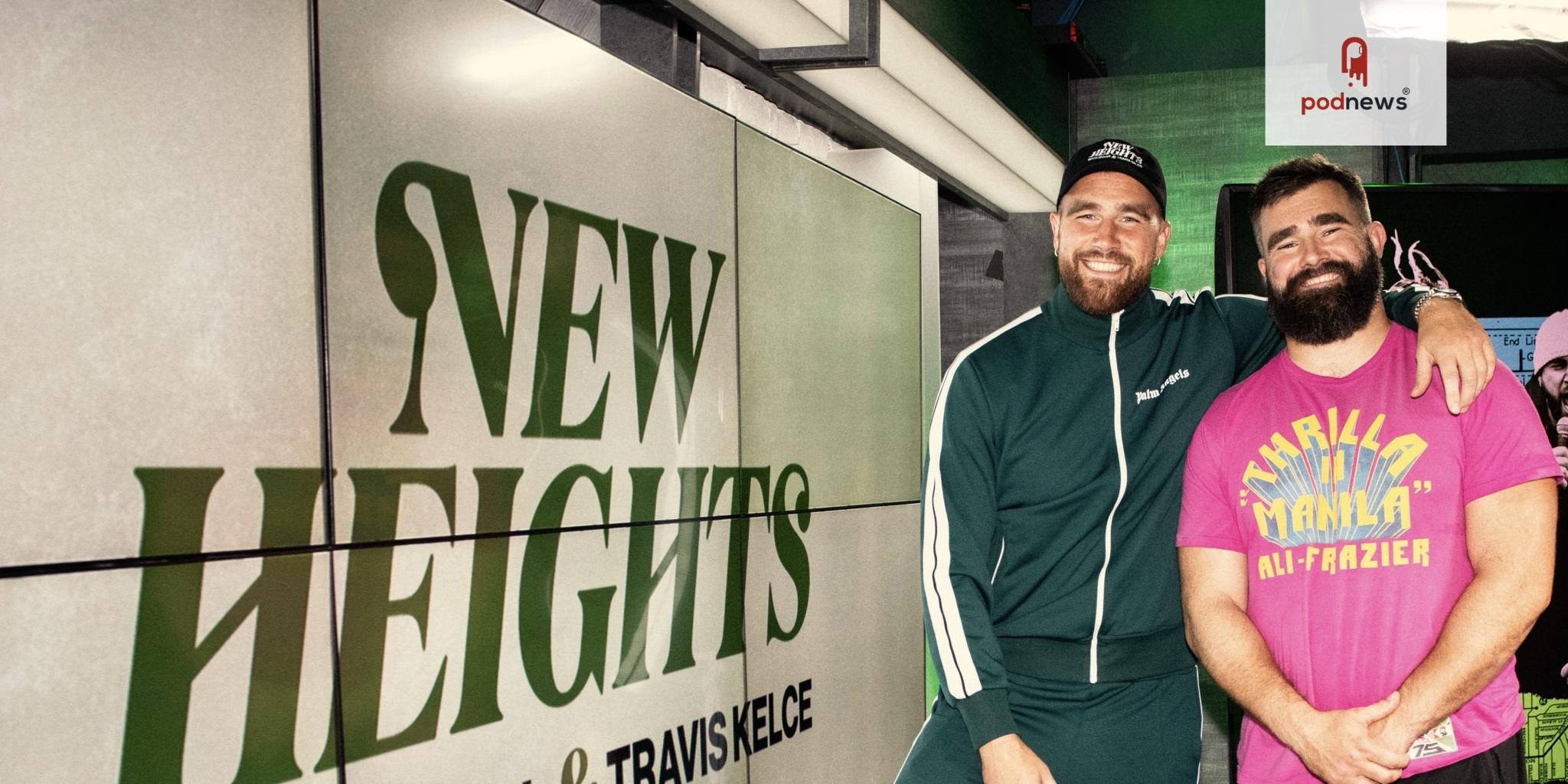 Thumbnail of Wondery acquires New Heights with Jason and Travis Kelce