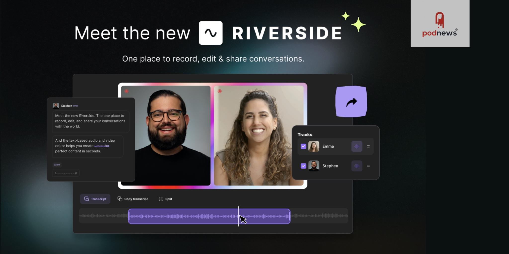 Riverside Unveils Text-Based Editing And AI Transcription Features In ...