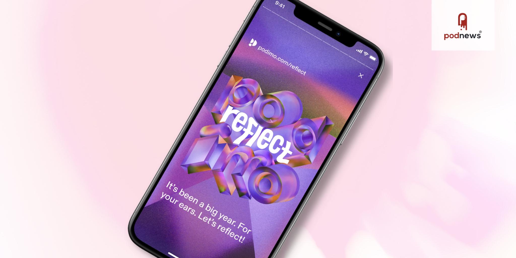 Podimo launches new Reflect experience revealing users’ most listened ...