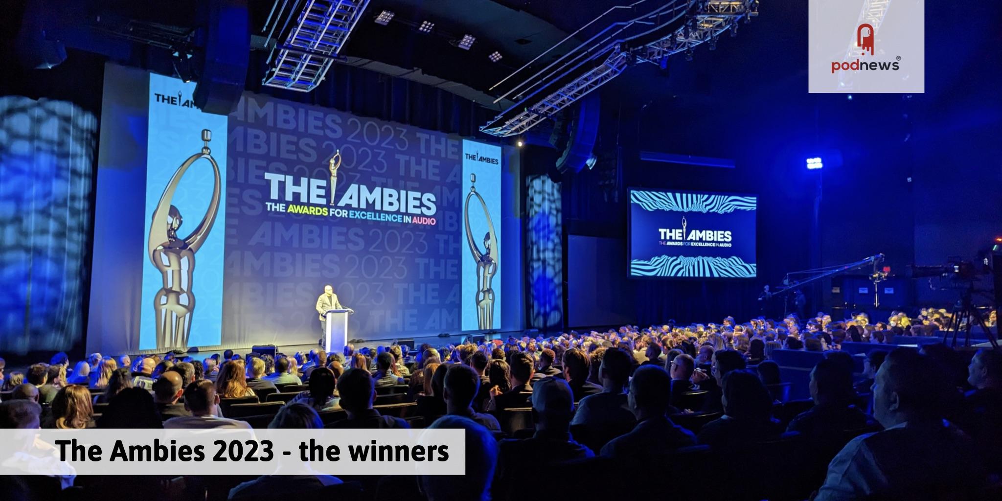 The Ambies 2023 the winners