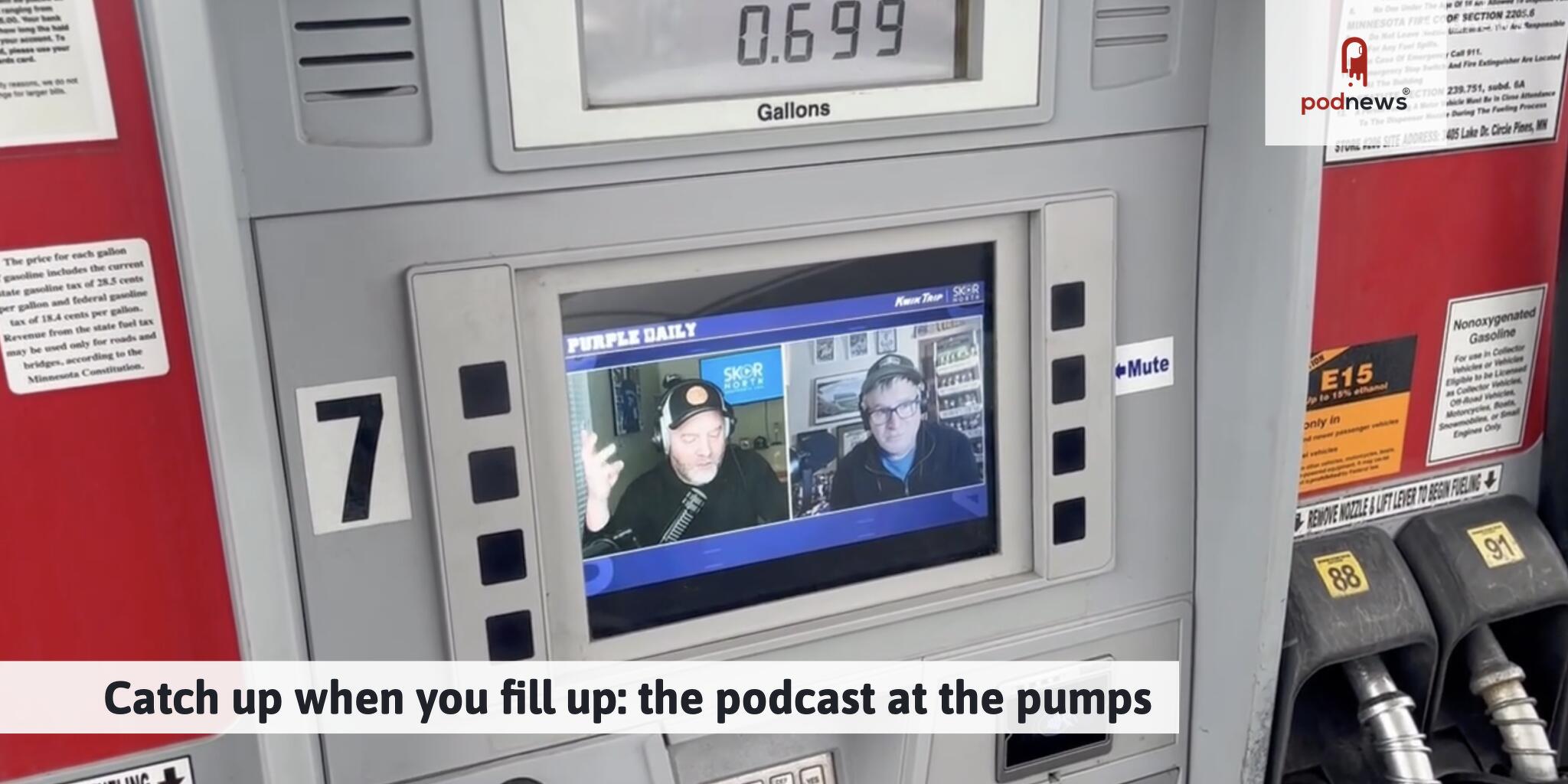 Catch up when you fill up: the podcast at the pumps