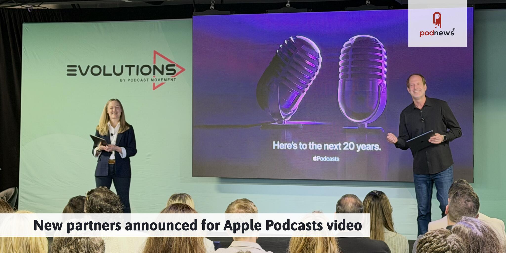 New partners announced for Apple Podcasts video