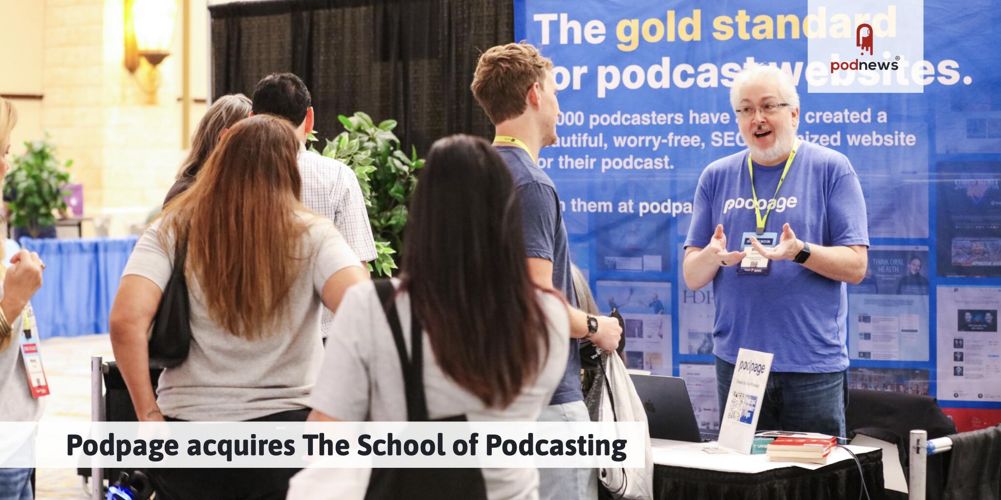 Podpage acquires The School of Podcasting