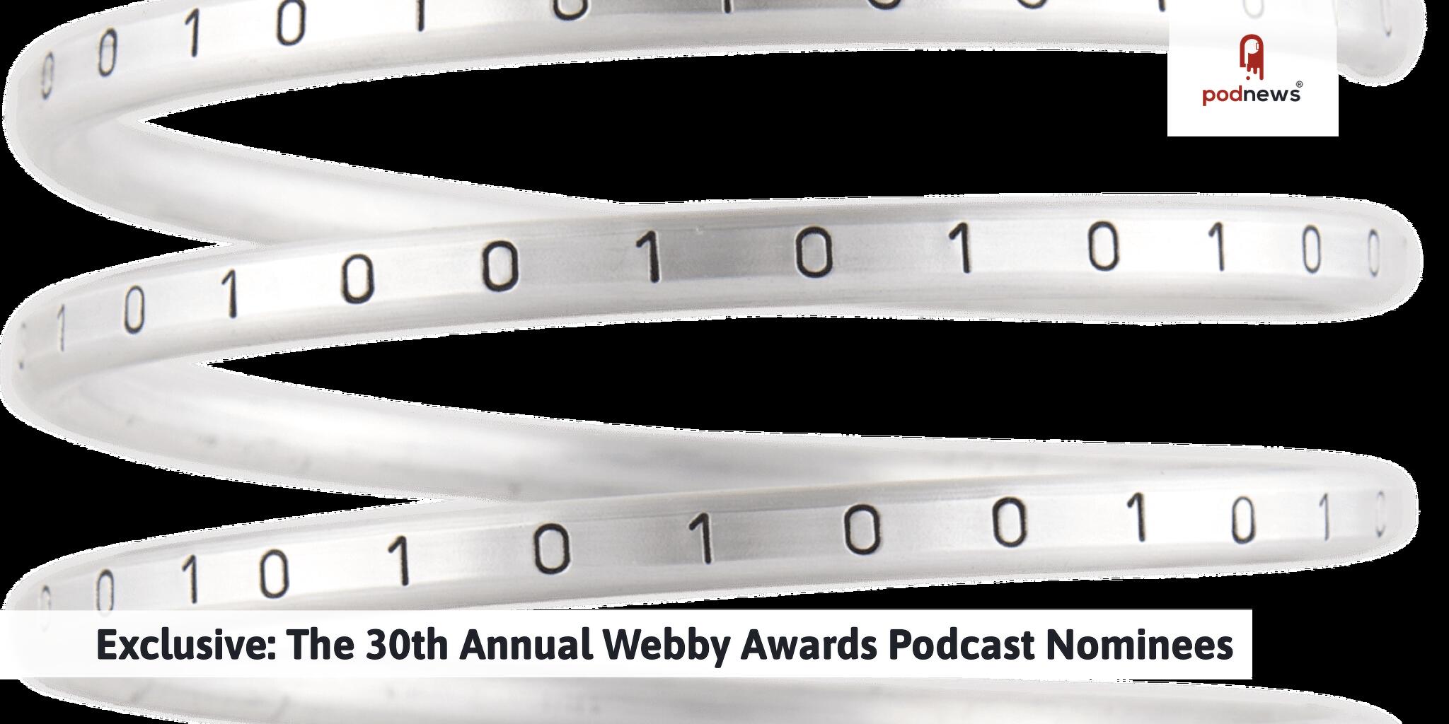 Exclusive: The 30th Annual Webby Awards Podcast Nominees
