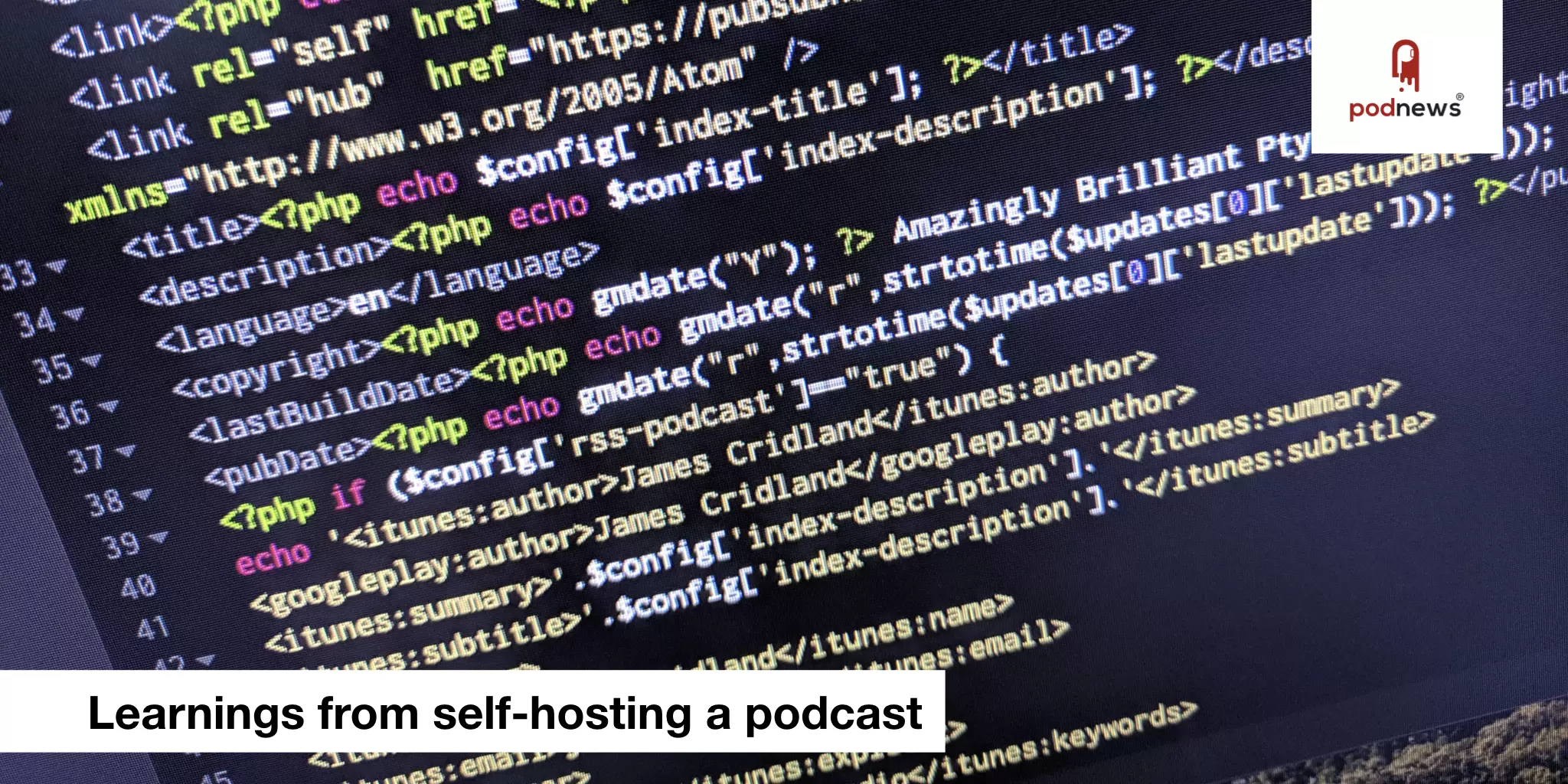 Example Self Hosting Things I learnt when self-hosting my own podcast