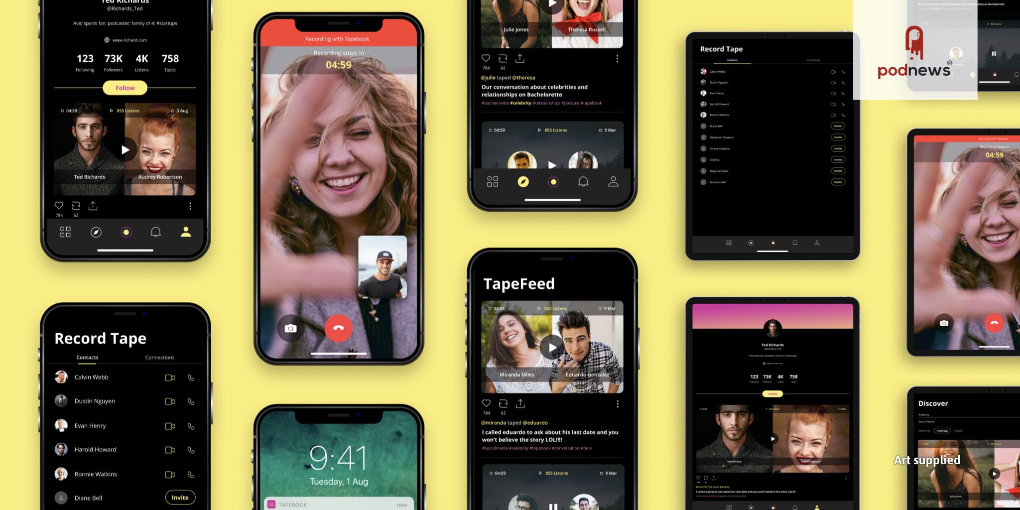 Tapebook Launches Social Networking App for Audio and Video Conversations