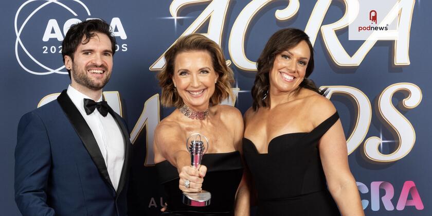 Podcast of The Year – National: Hannah's Story; Adam Buncher, Melissa Downes, Jess Lodge, 9Podcasts, VIC, Nine Radio at ACRA’s 2024, The Star Sydney