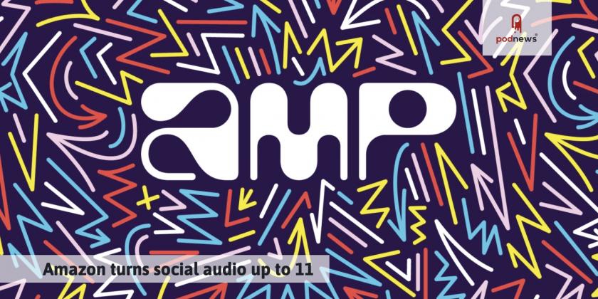 The Amazon Amp logo