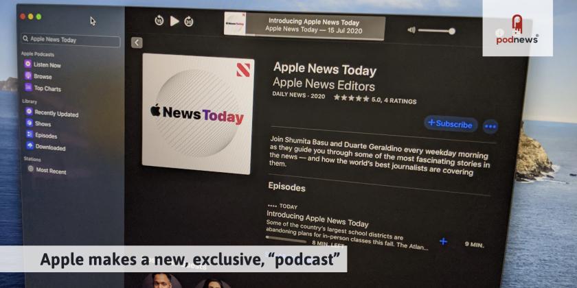 Apple makes a new, exclusive, 'podcast'