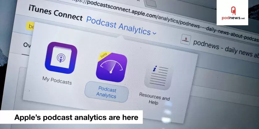 Apple launch podcast analytics: now available