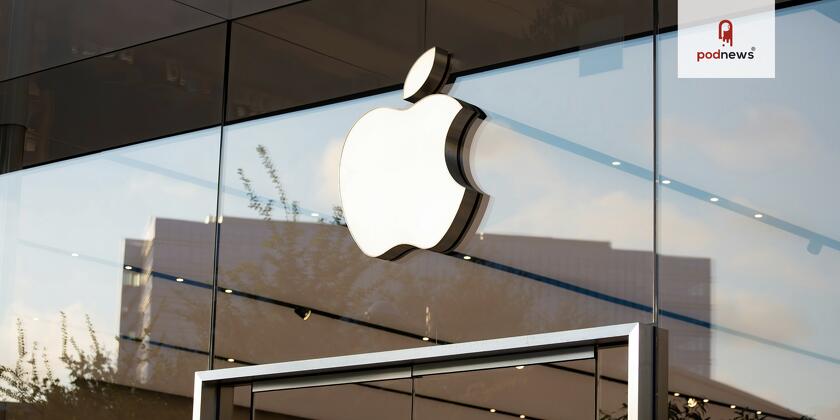 An Apple Store sign