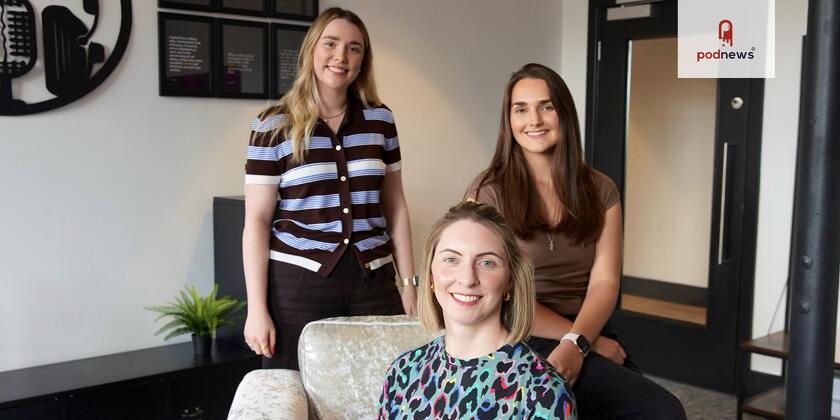 Vanessa Farrall (Digital Audio Campaign Planner), Isabelle Lewis (Digital Audio Campaign Planning Assistant), and Katie Hopkins (Marketing and Communications Officer)