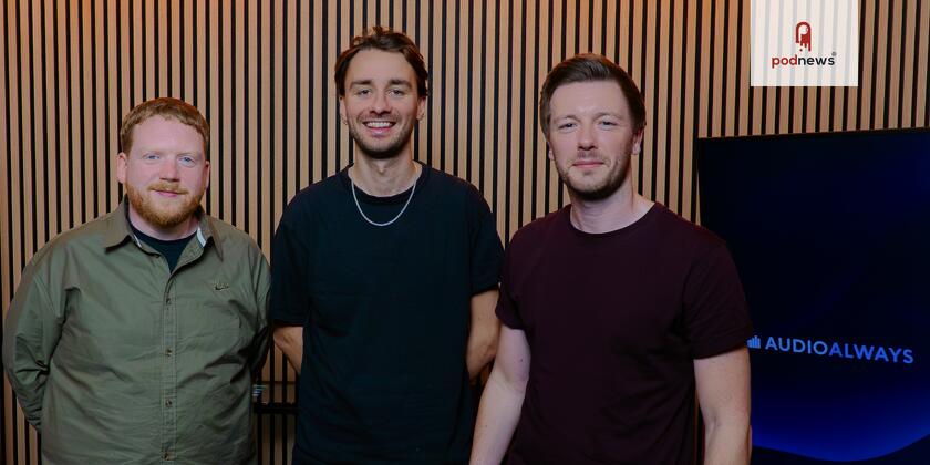 L-R Pete Linney, Ben Cartwright, Sam Davies
