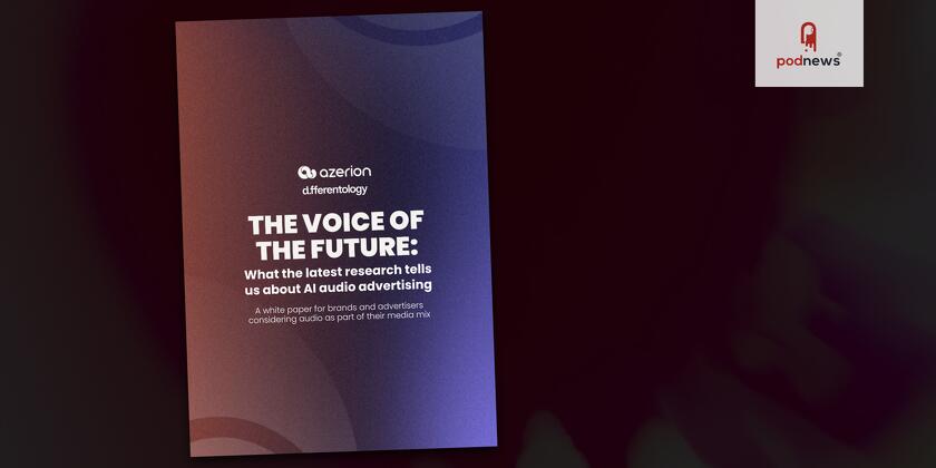 AI audio ads match human voiceovers; regional (AI) accents amplify impact
