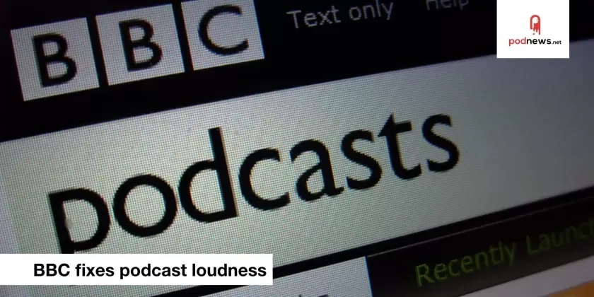 BBC fixes podcast loudness
