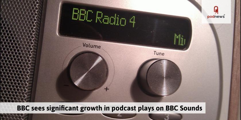 BBC sees significant growth in podcast plays on BBC Sounds