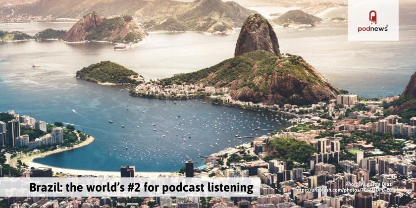 Brazil: the world's number two for podcast listening