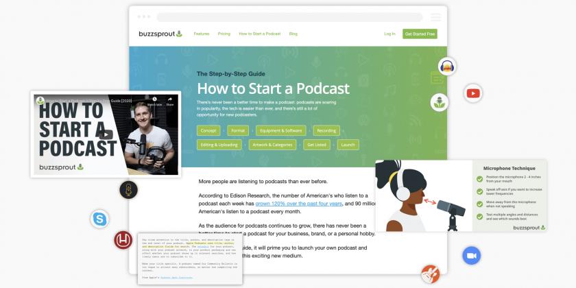Buzzsprout Releases Updated How to Start a Podcast Guide