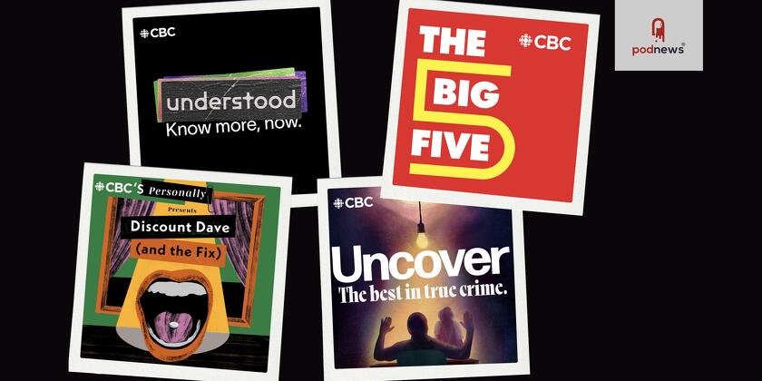 Artwork for some of CBC shows