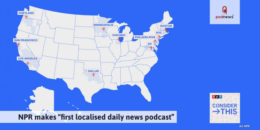 NPR makes 'first localised daily news podcast'