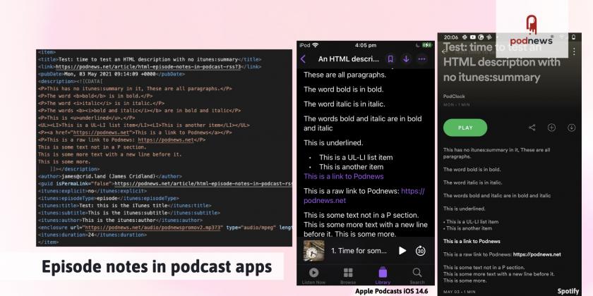 How to make your episode notes work in all the podcast players