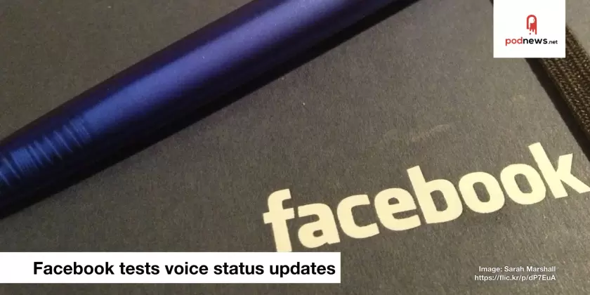 Facebook tests voice status updates