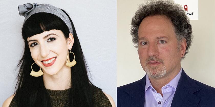 Emma Varvaloucas and Zachary Karabell, the co-hosts of What Could Go Right?