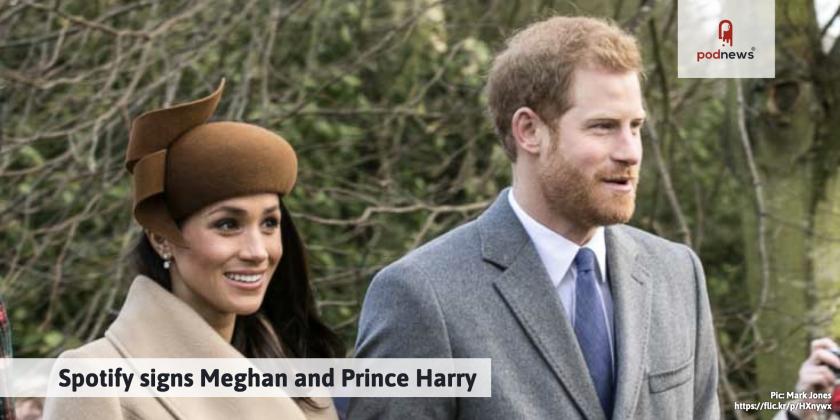 Spotify signs Meghan and Prince Harry