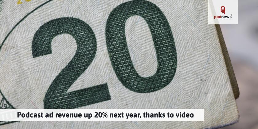 A twenty something note. Dollars, probably.