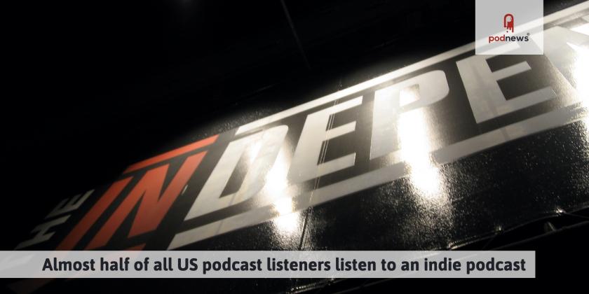 Almost half of all US podcast listeners listen to an indie podcast
