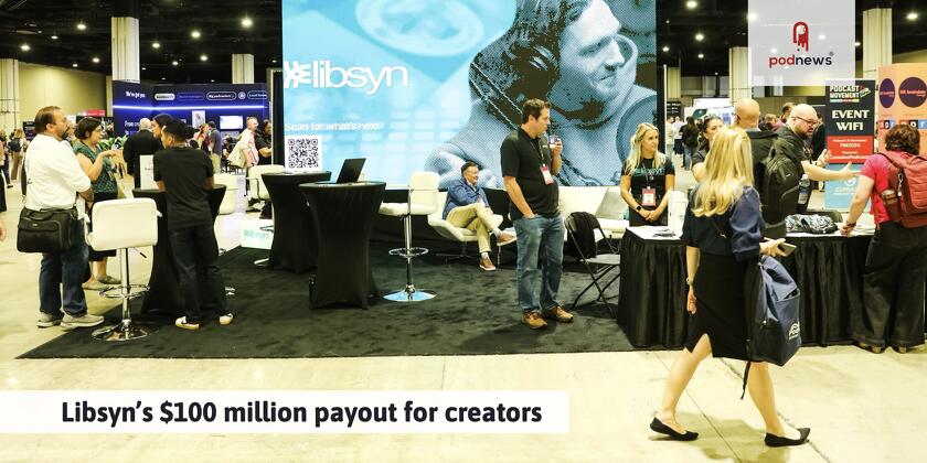 Libsyn's stand last year at Podcast Movement