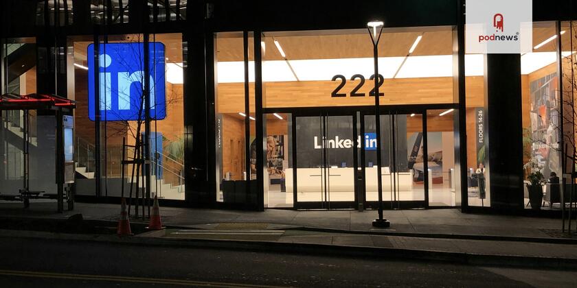 LinkedIn's offices in San Francisco CA, USA