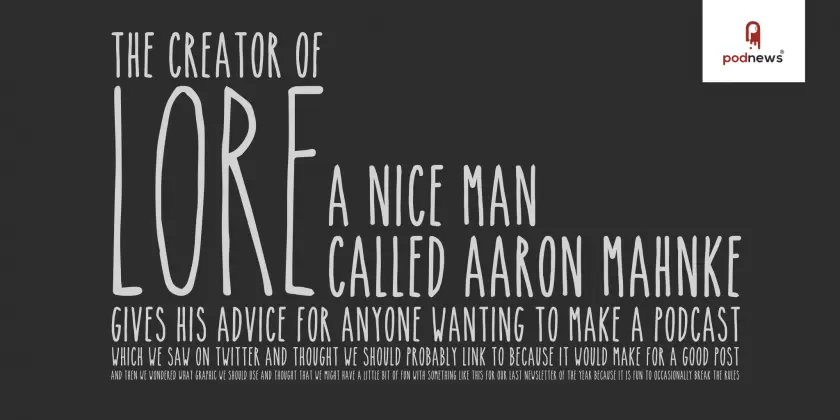 Tips from Lore creator Aaron Mahnke