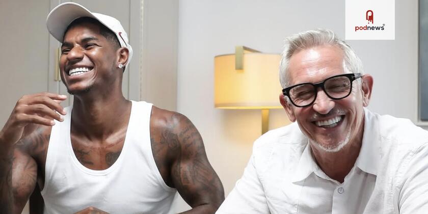Marcus Rashford and Gary Lineker
