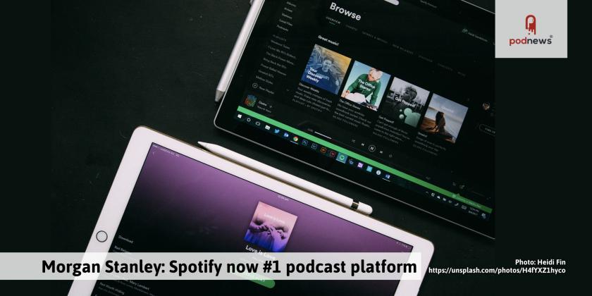 Morgan Stanley: Spotify is now #1 podcast platform, beating Apple