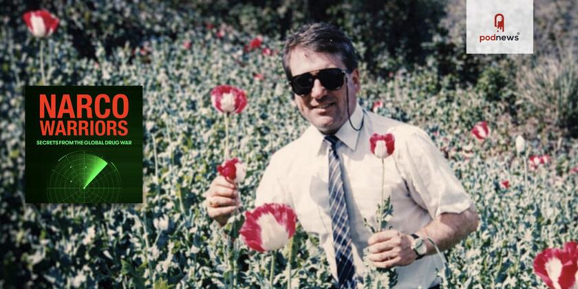 Philip Matthews, in an opium field in Thailand in 1992