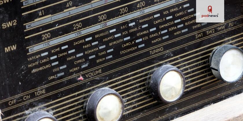 An old radio, photographed in Tel Aviv, Israel, in 2013