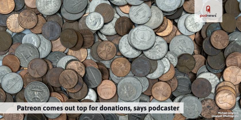 Patreon comes out top for donations, says podcaster