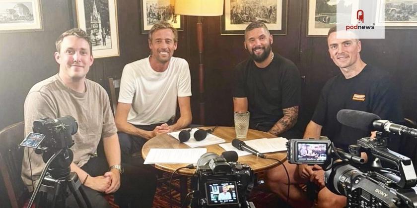 The team of the Peter Crouch Podcast