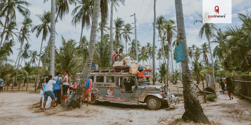 A jeep ride in El Nido, Philippines
