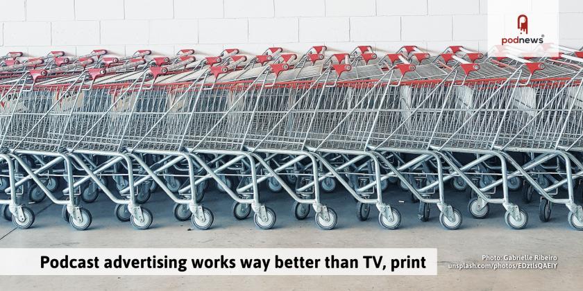 Podcast advertising 'works way better than TV, print' 
