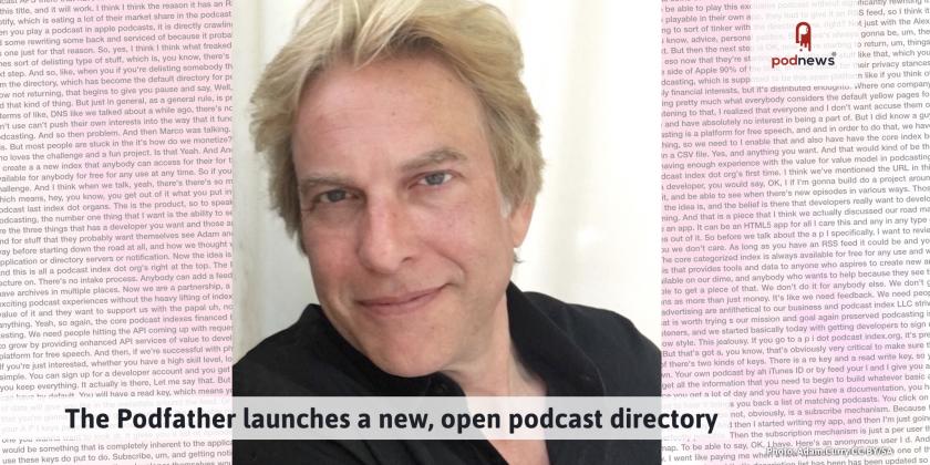 The Podfather launches a new, open podcast directory