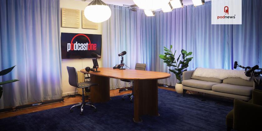 A studio at PodcastOne