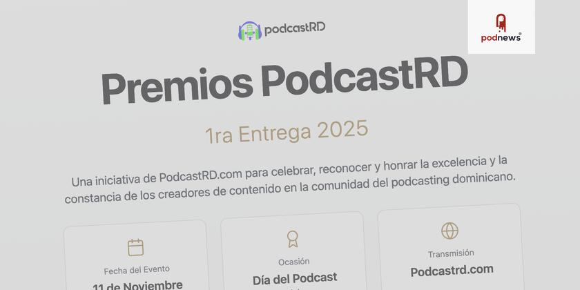 PodcastRD Announces Inaugural “PodcastRD Awards” to Celebrate Excellence in Dominican Podcasting