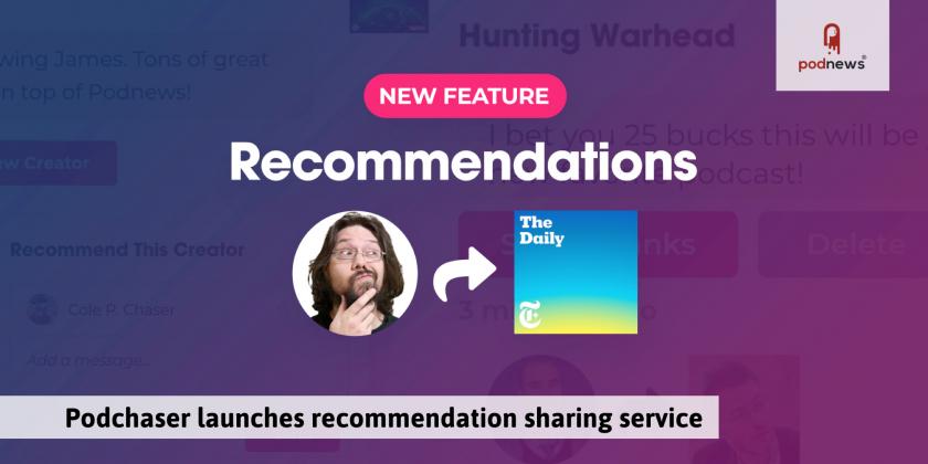 Podchaser launches recommendation sharing service