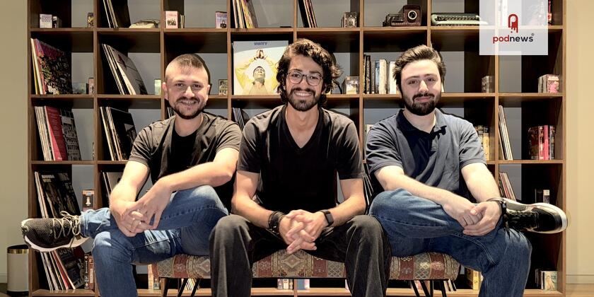 Podeo Founders L to R - MARIO HAYEK, STEFANO FALLAHA, ANTHONY ESSAYE